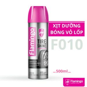 Xịt Dưỡng Bóng Phục Hồi Và Làm Sáng Lốp Xe Ô Tô Flamingo F010