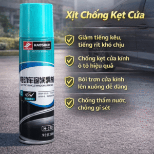 Xịt Chống Kẹt Kính Và Bôi Trơn Gioăng Kính Xe Ô Tô