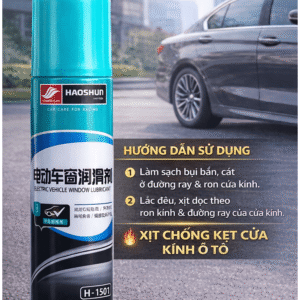 Xịt Chống Kẹt Kính Và Bôi Trơn Gioăng Kính Xe Ô Tô