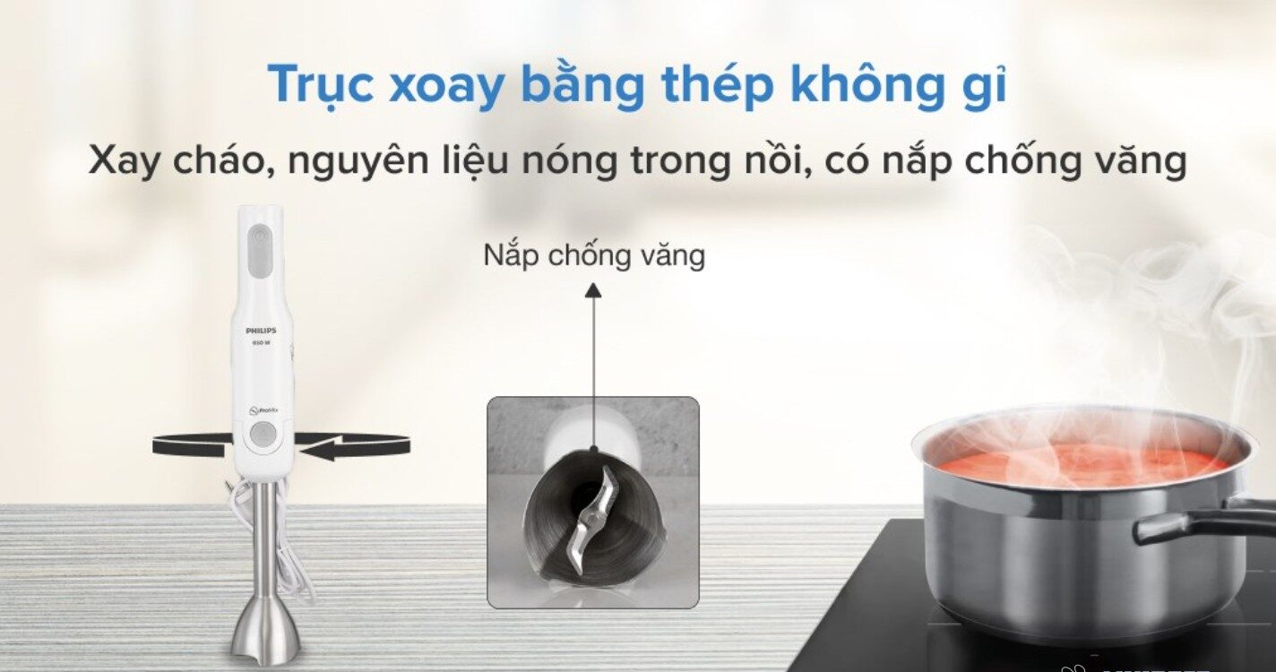 Máy Xay Sinh Tố Cầm Tay Philips HR2534/00