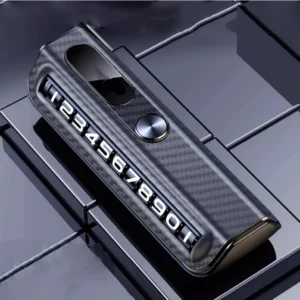 Bảng Số Điện Thoại Simple Past Carbon Kèm Búa Phá Kính