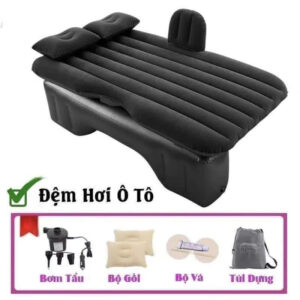 Đệm Hơi Phủ Nhung Oxford Chuyên Dụng Cho Xe Ô Tô