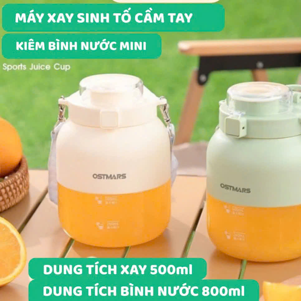 Máy Xay Sinh Tố Mini Tích Điện OSTMARS